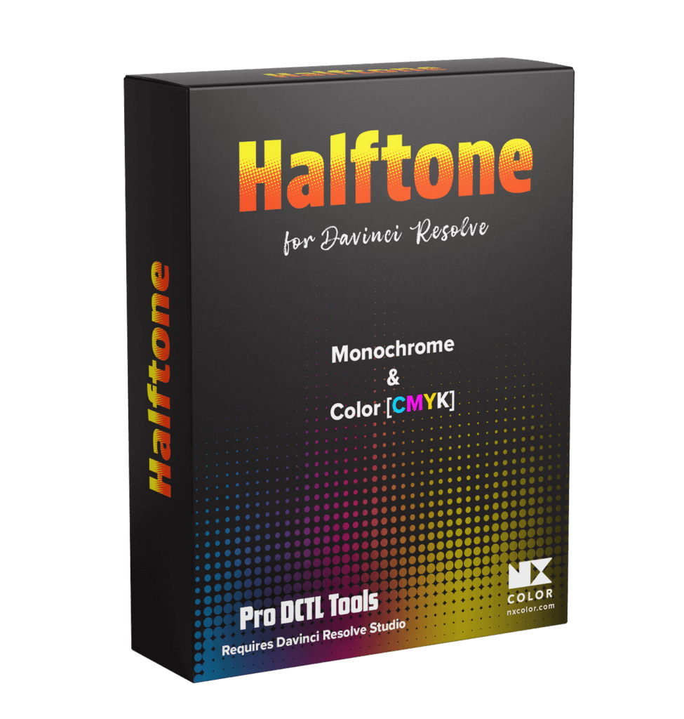 Halftone Davinci Resolve