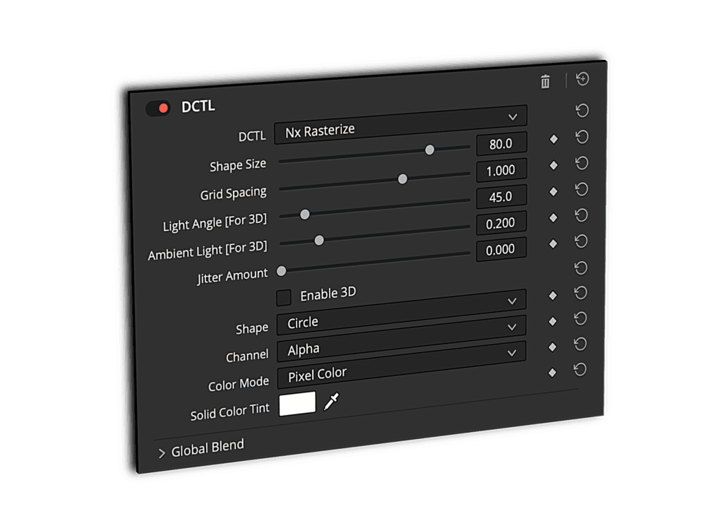 Nx Rasterize DCTL