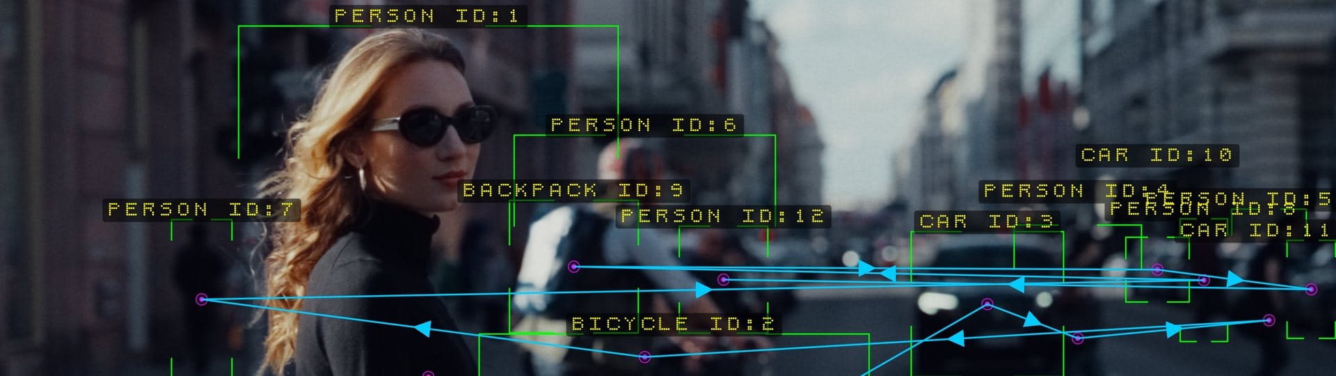 Nx Nexus overlays on a street scene